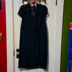 Navy Lace Dress 24w